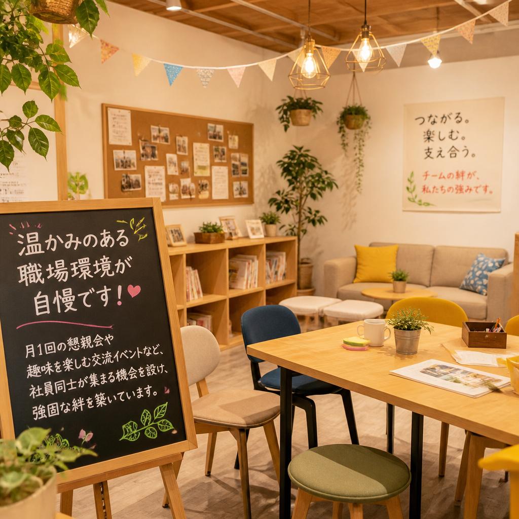 アットホームな職場環境