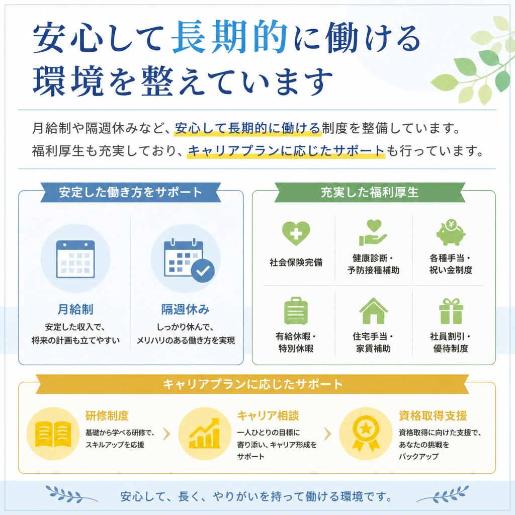 長期雇用を実現する安定した制度