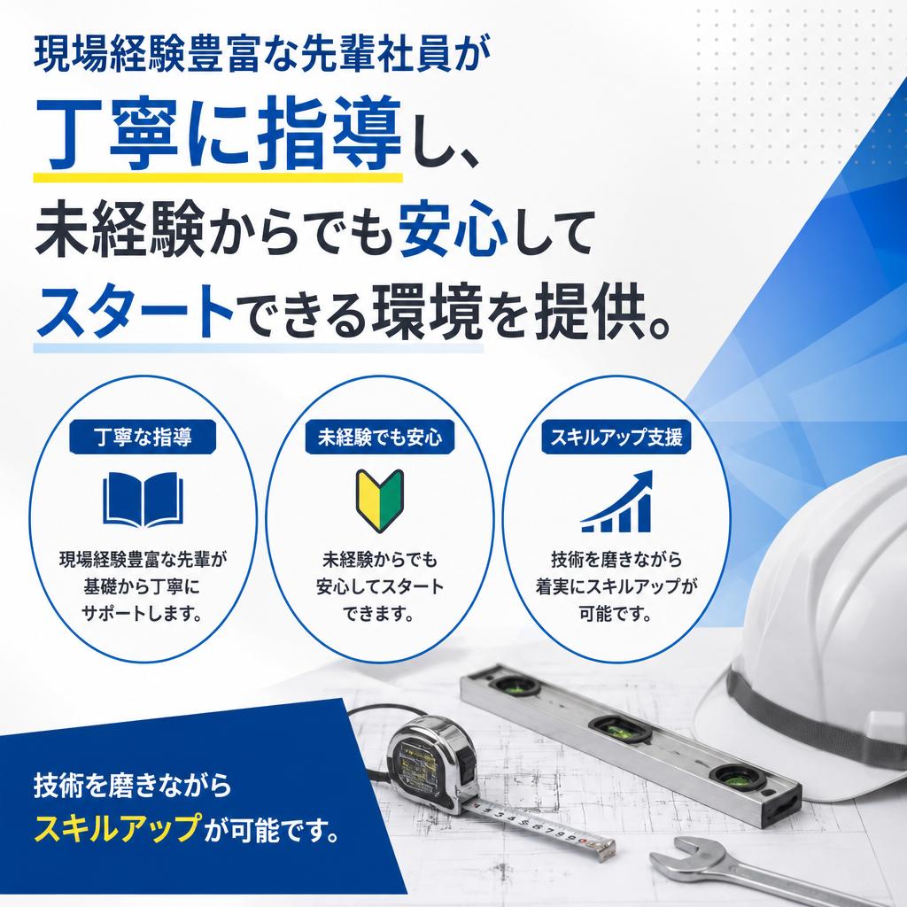 職人としての成長をサポート