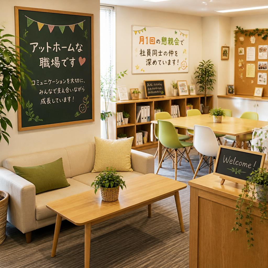 アットホームな職場環境
