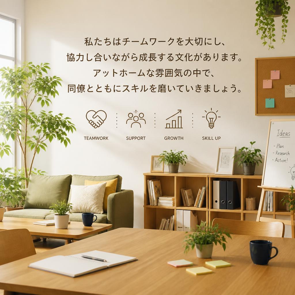 仲間と共に成長するチームワーク
