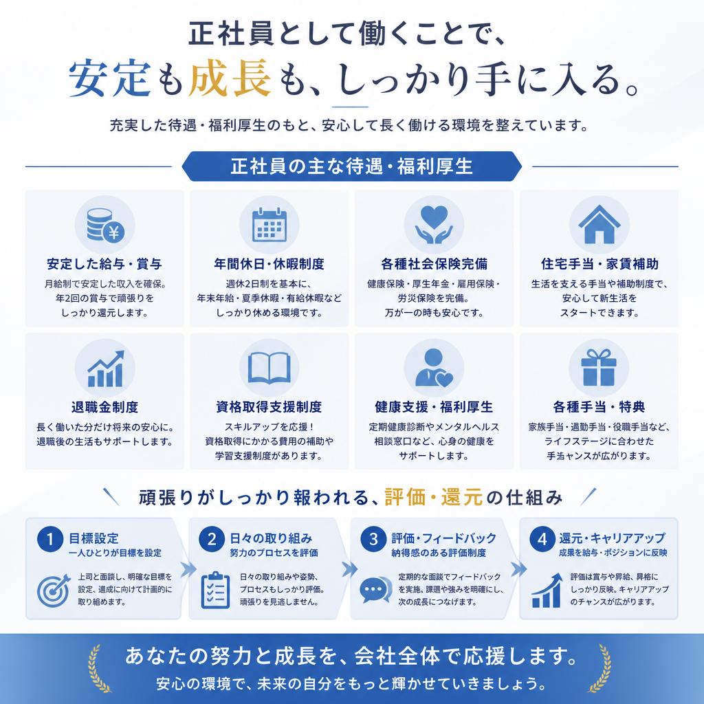 正社員としてのキャリアアップ