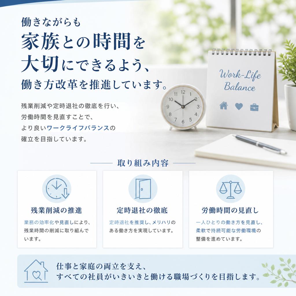 働き方改革の取り組み