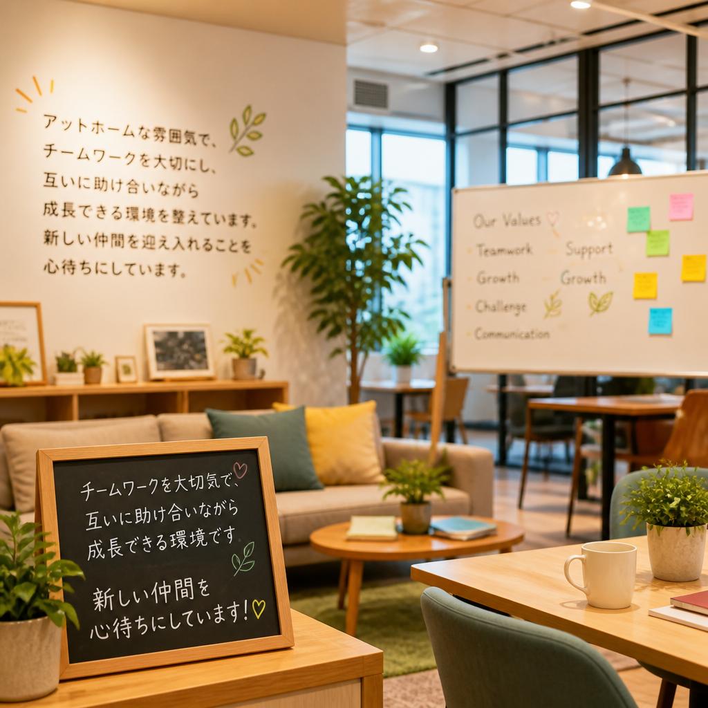 3. アットホームな職場雰囲気