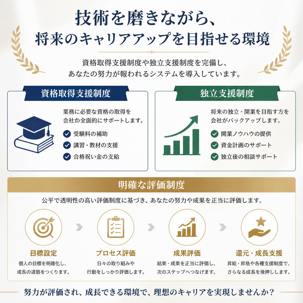 充実したキャリア支援