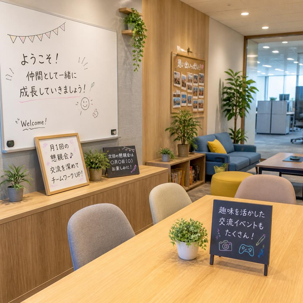 アットホームな職場環境