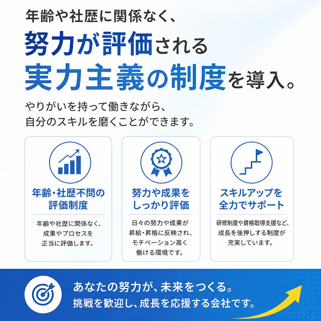実力主義の評価制度