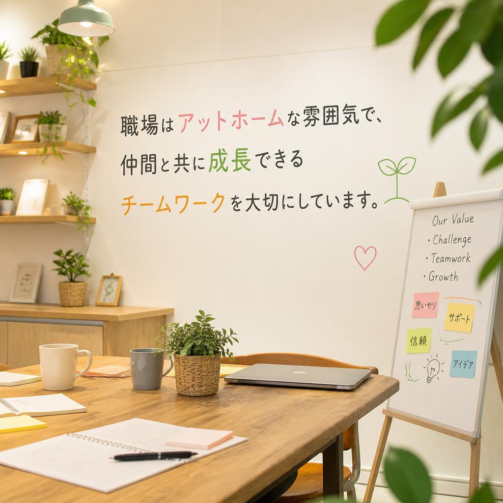 アットホームな職場環境