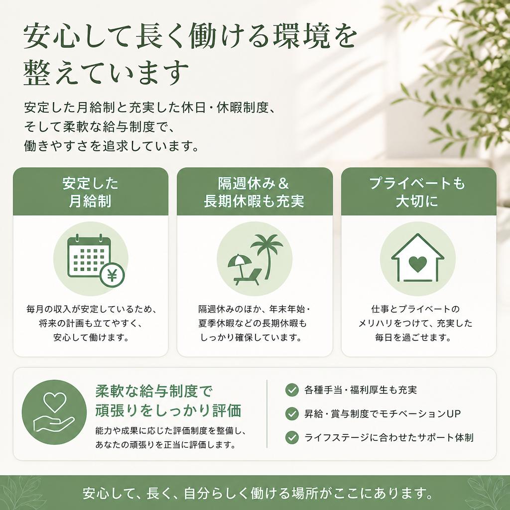 労働条件の充実