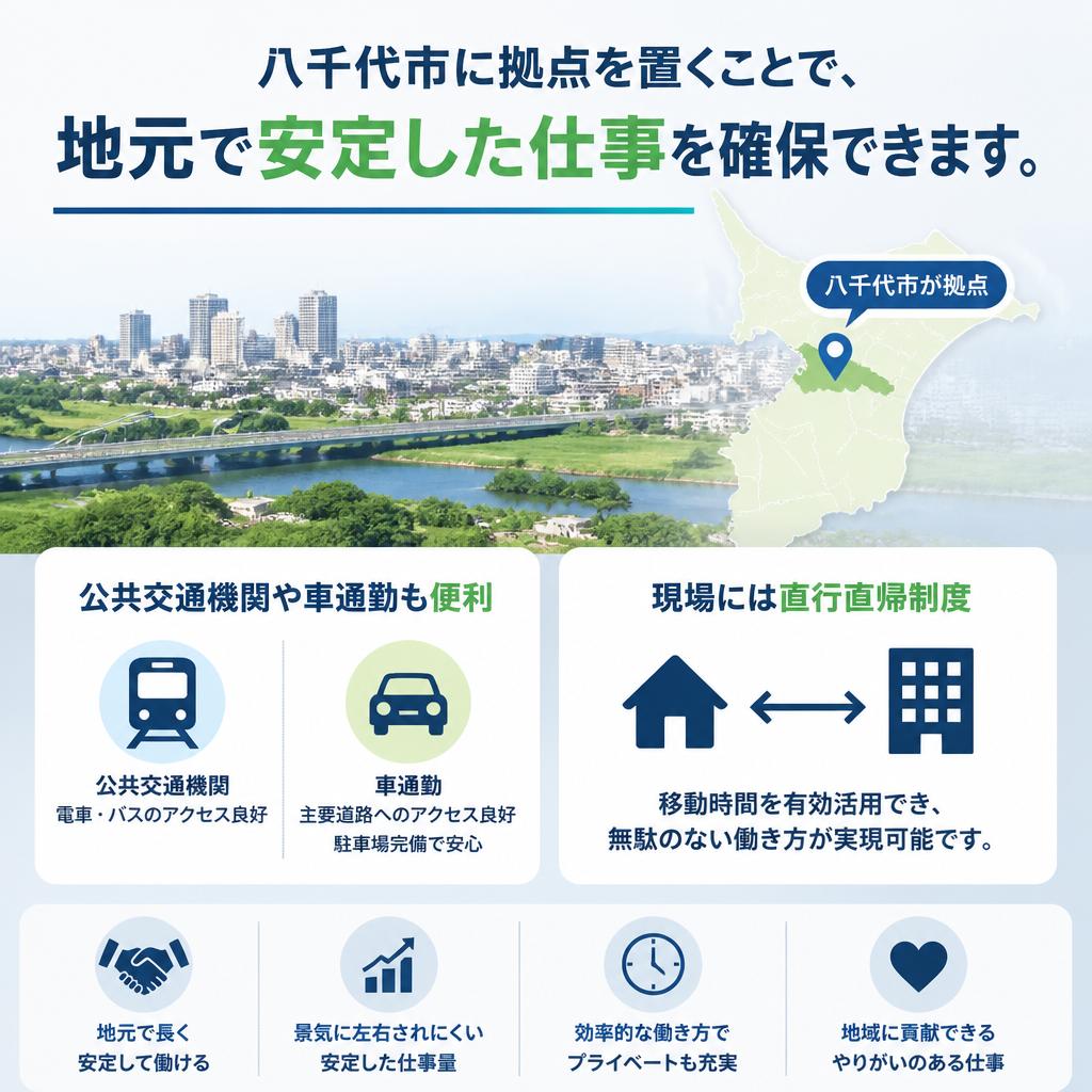 八千代市での安定した職場環境