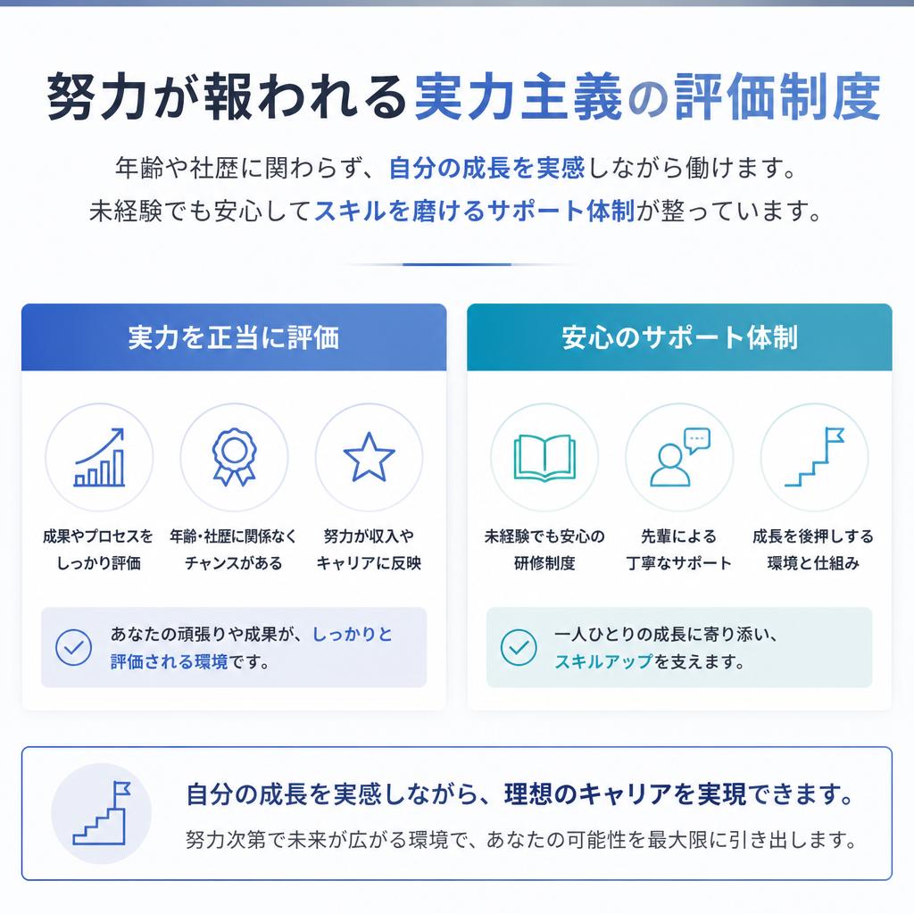 実力主義の評価制度