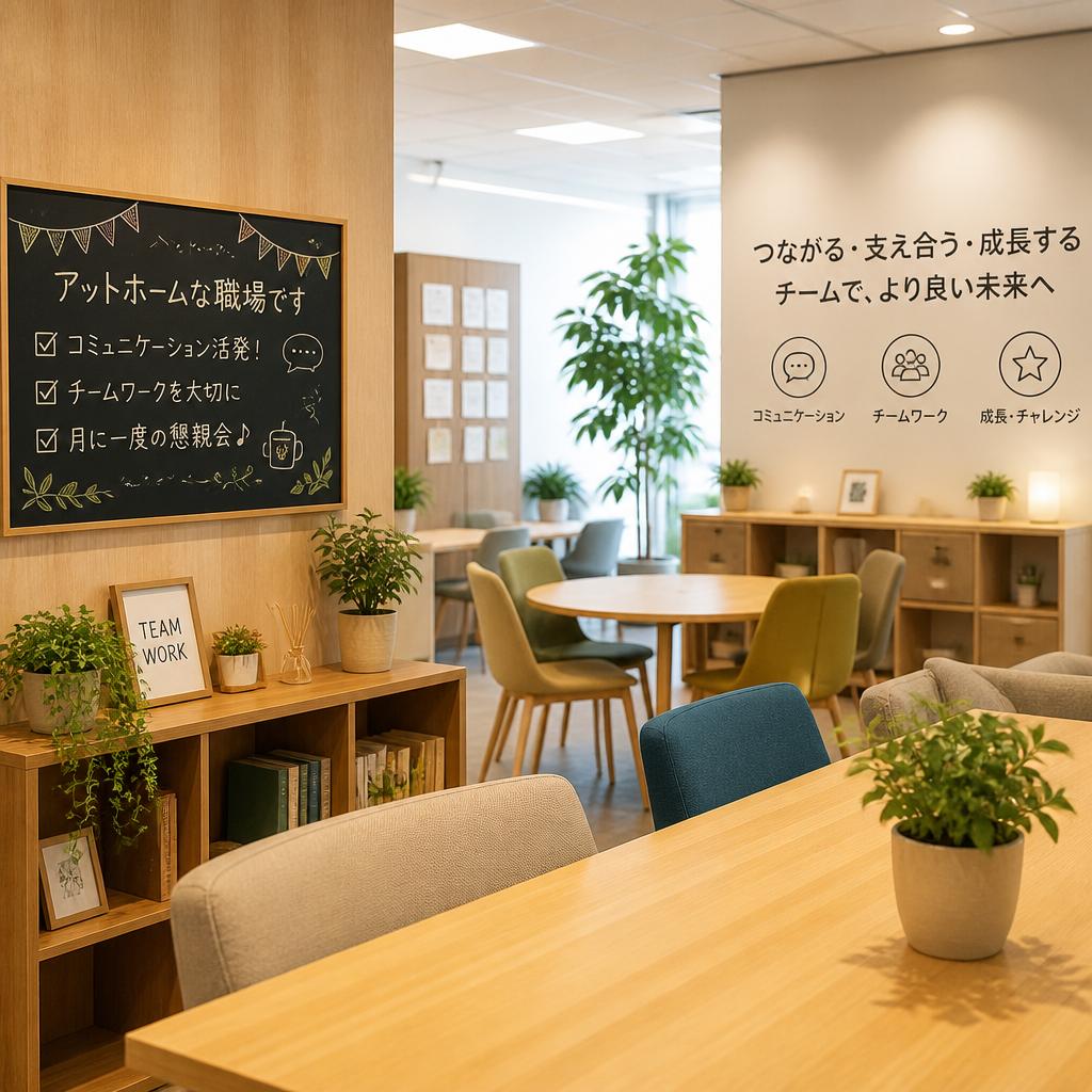 アットホームな職場環境