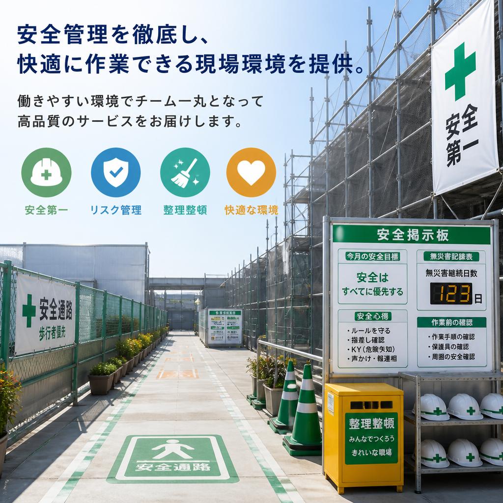 3. 安全と快適な作業環境