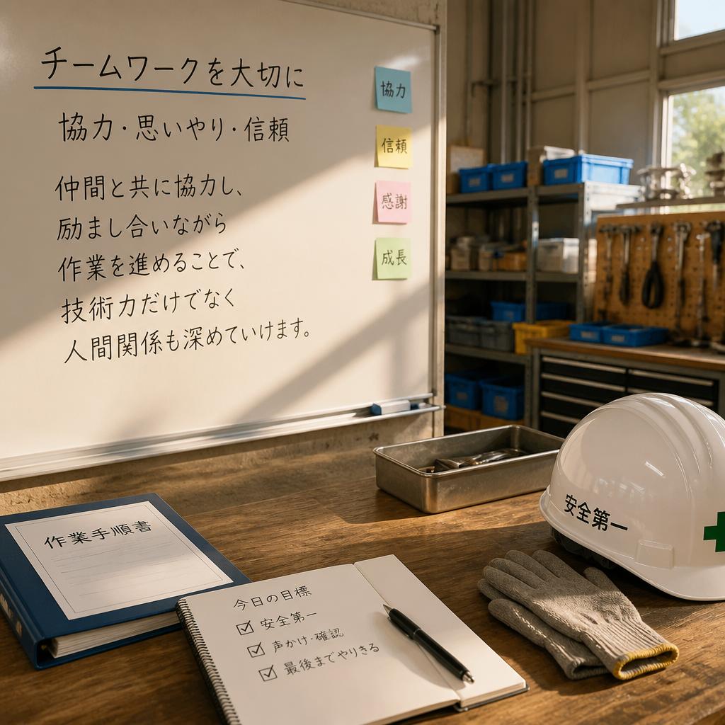 チームワークを大切に