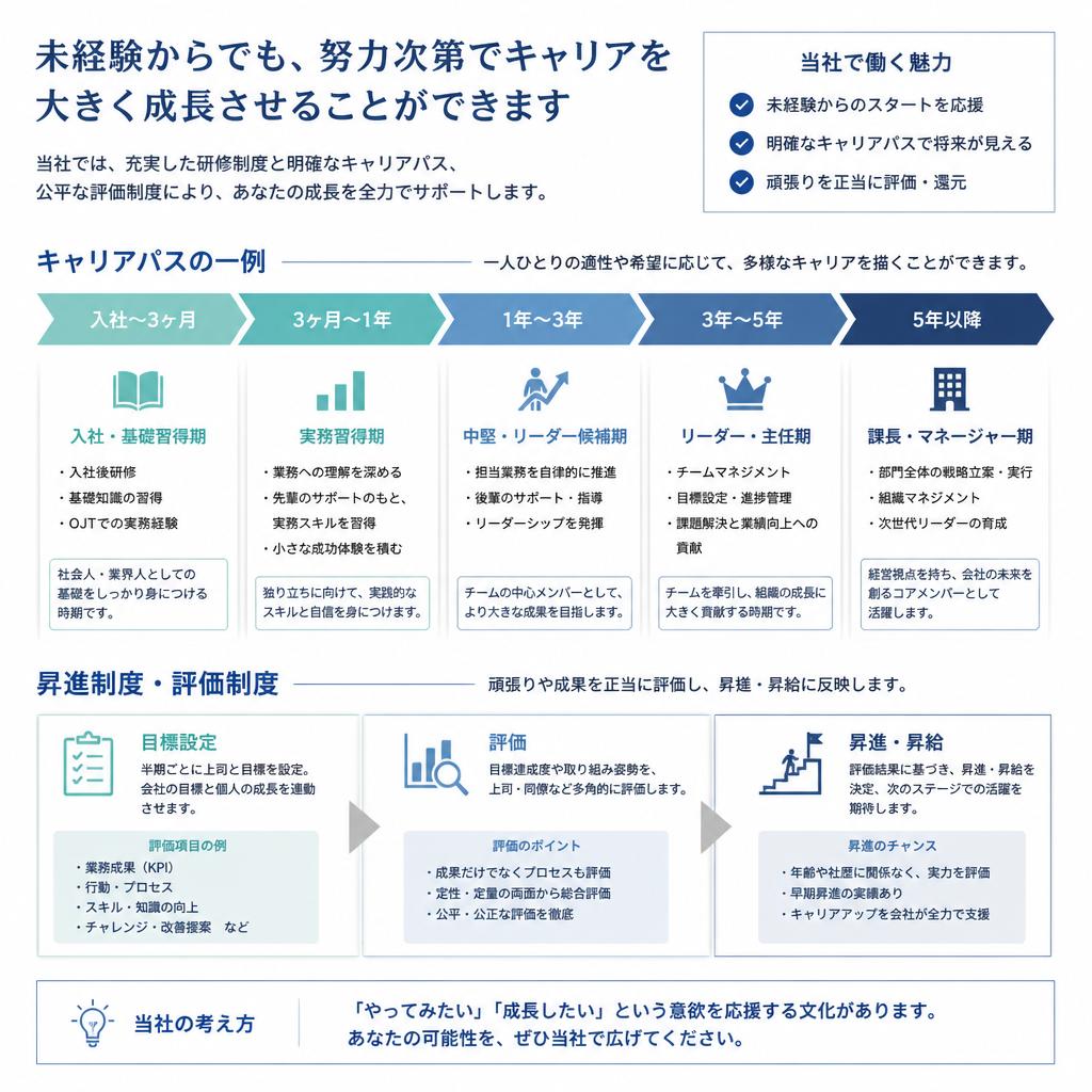 キャリアアップの道筋