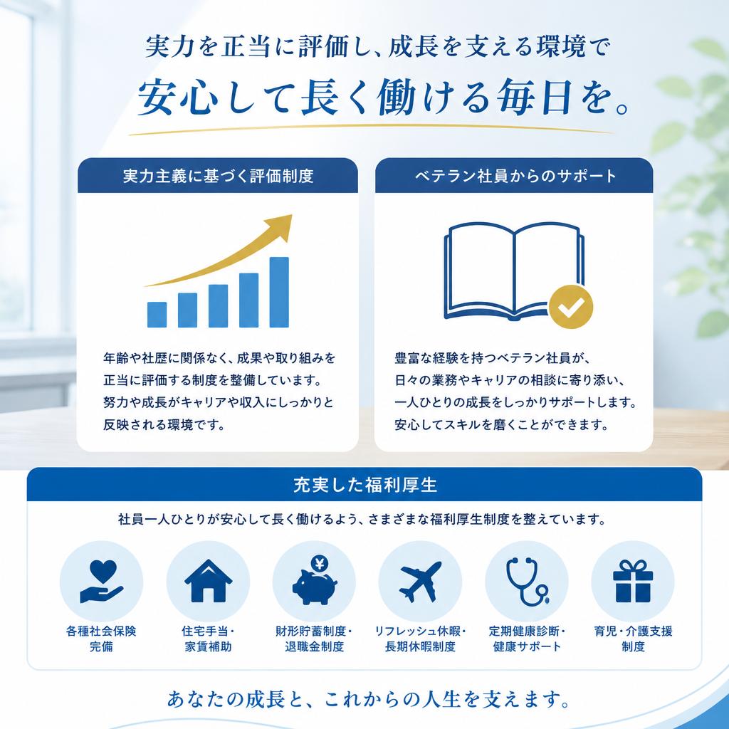 3. 福利厚生・評価制度