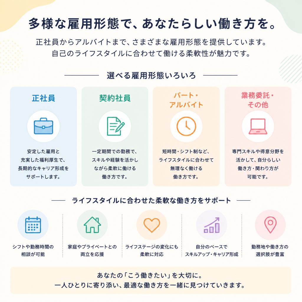 柔軟な雇用形態