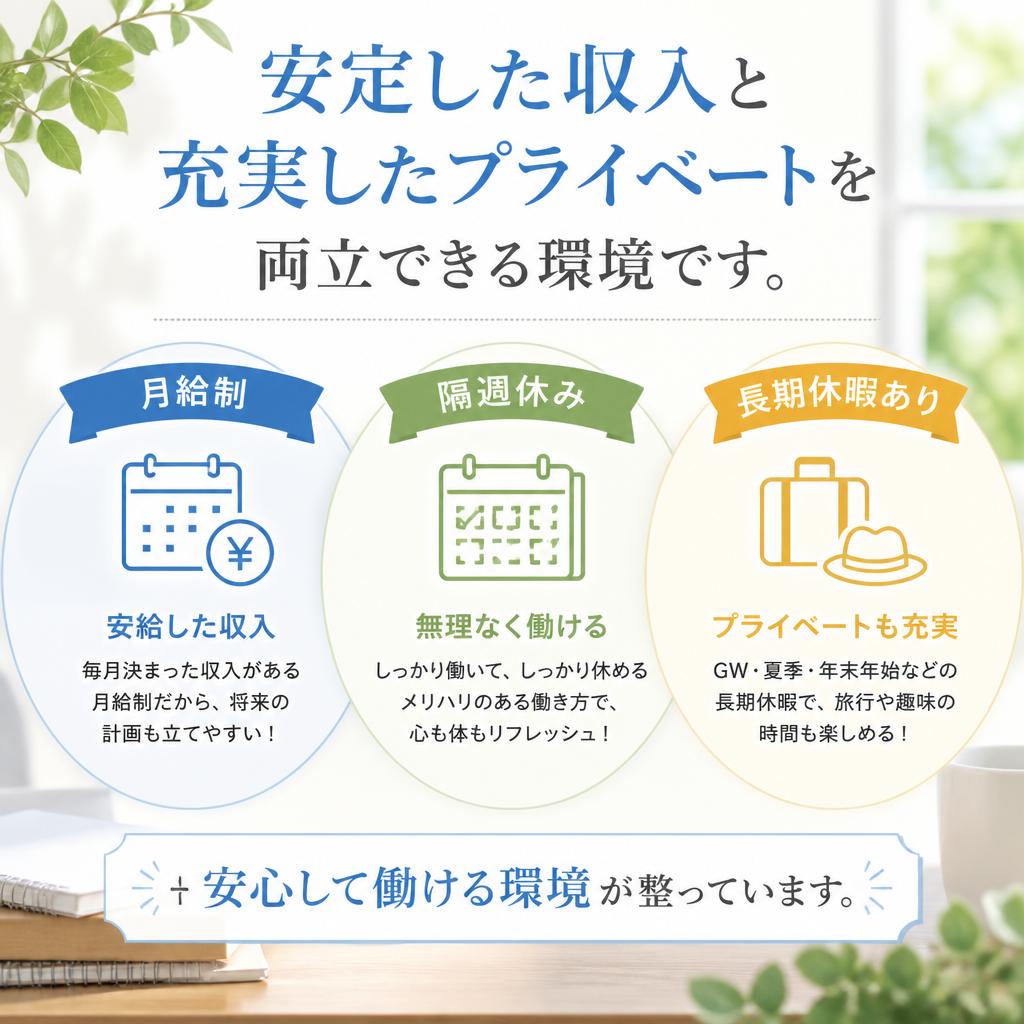 手厚い福利厚生