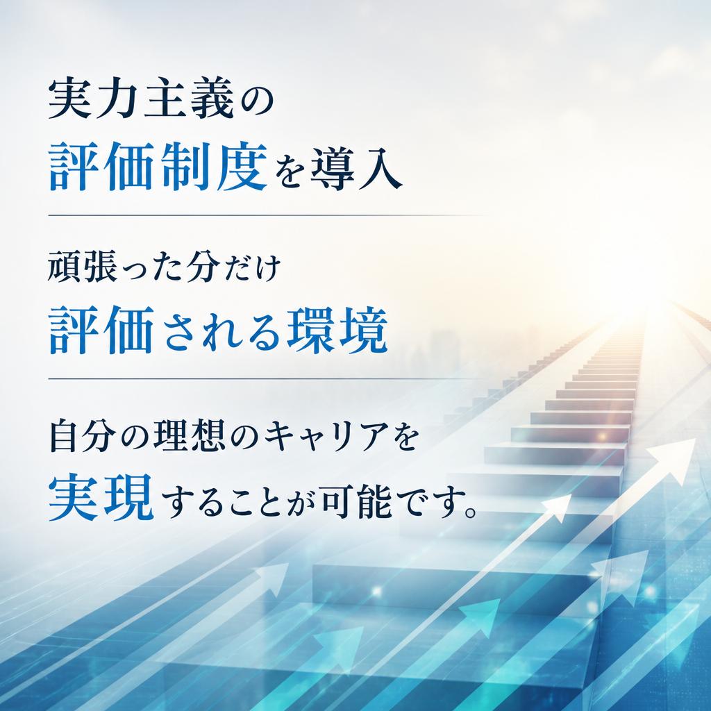 キャリアパスを明確にサポート