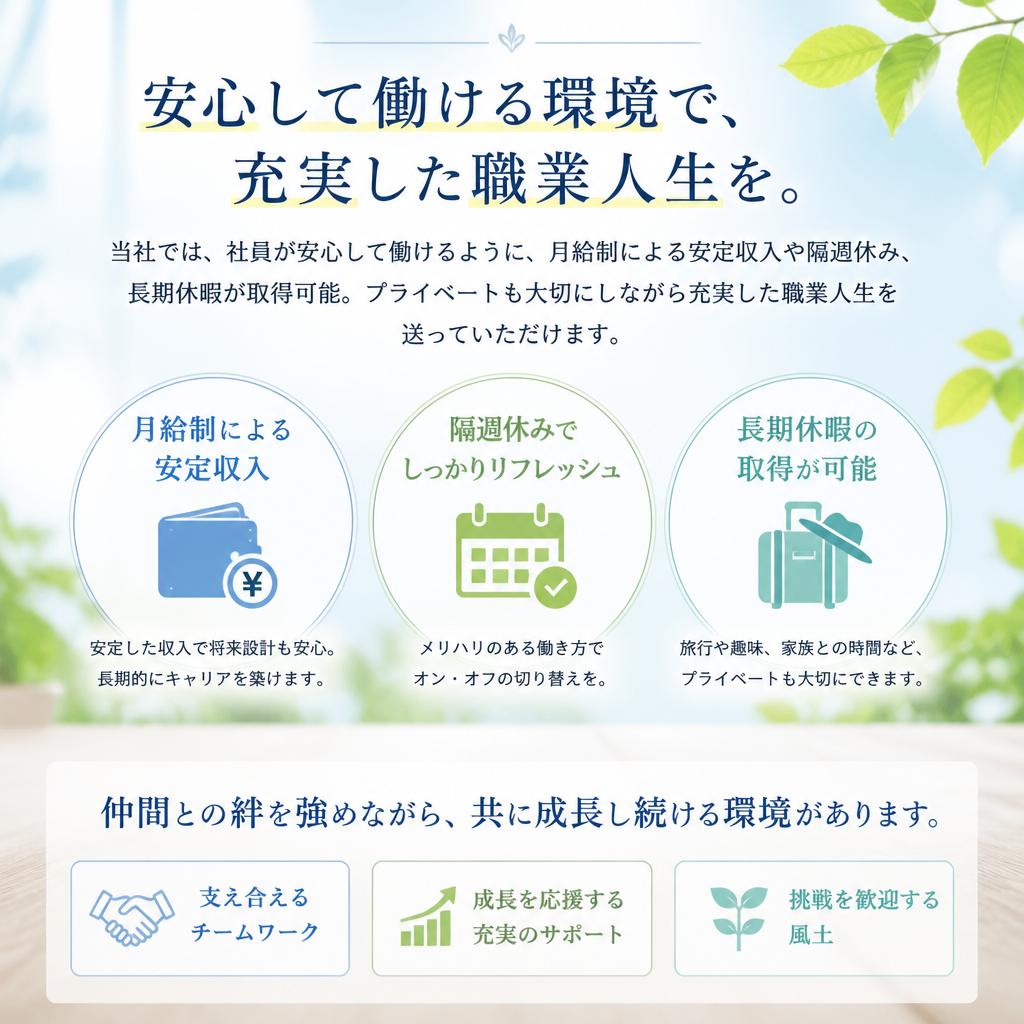 ポジティブな職場環境の実現