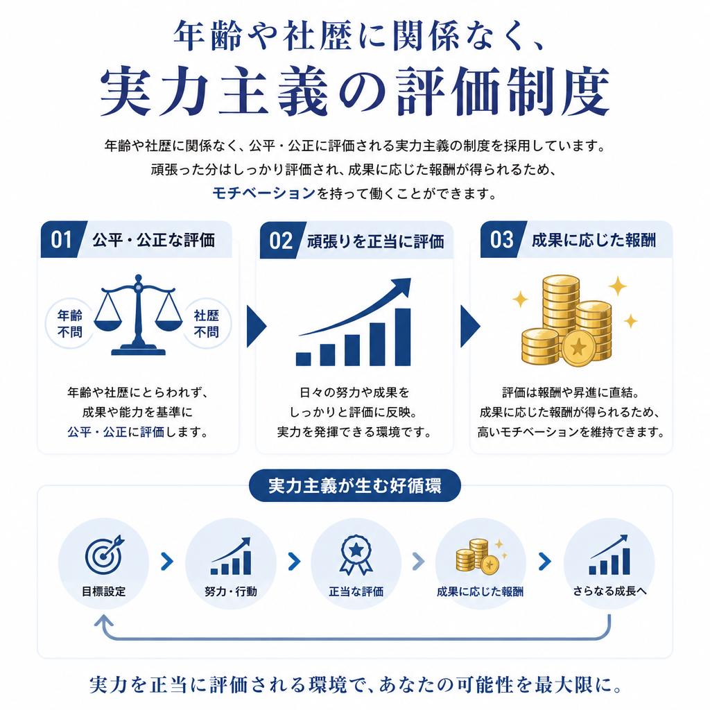 実力主義の評価制度